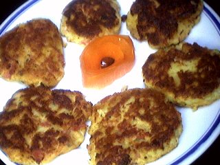 Recette Galettes au jambon et pommes de terre