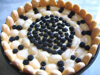 Recette Tiramisu aux mûres et litchies