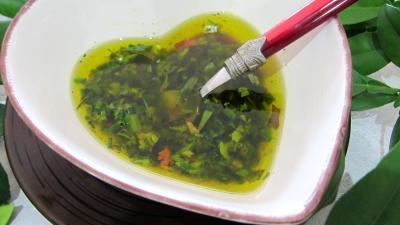 vinaigre vin rouge : Ramequin de vinaigrette au Banyuls