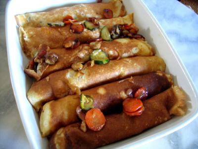 Crêpes roulées au jambon et aux cèpes - 7.1