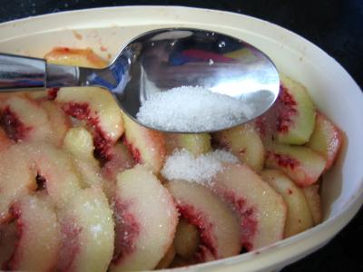 Recettes sans sel : Plat pour la congélation de pêches
