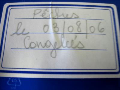 Congélation de pêches - 3.1