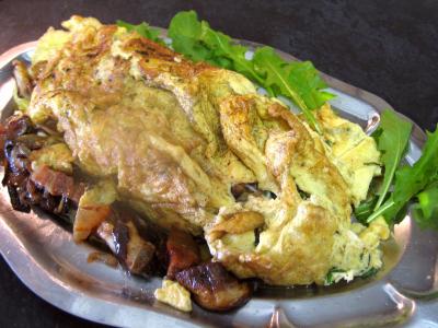 omelette : Omelette aux cèpes