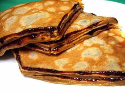 Recette Crêpes farcies aux pruneaux et crème café