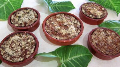 Cuisine diététique : Cassolettes de boudin en feu d'artifice
