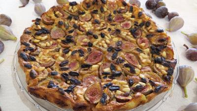 Desserts : Assiette de clafoutis aux figues