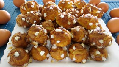 Desserts : Assiettes de chouquettes