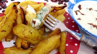 Pour débutants : Assiette de quartiers de pommes de terre au cumin