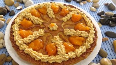 Nouvel an : Plat de galette des rois aux kakis