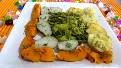 Pour débutants : Plat de panais et légumes vapeur
