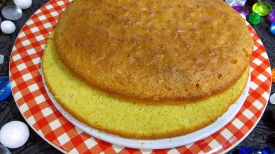 Desserts : Assiette de génoise