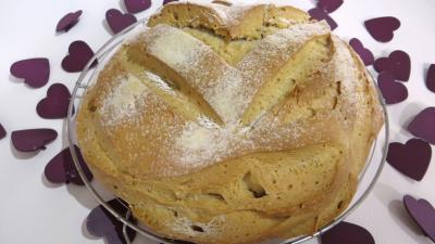 Recettes sans oeufs : Pain rond italien pugliese