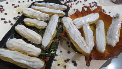 Image : recette Eclairs à la liqueur d'Izarra