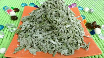 Pâques : Assiette de tagliatelles fraîches aux épinards