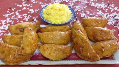 Cuisson au four : Assiette de chaussons aux kumquats