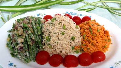 Entrées & salades : Assiette de céleri rémoulade et crudités