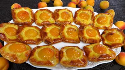 Fête des pères : Assiette d'abricots à la danoise