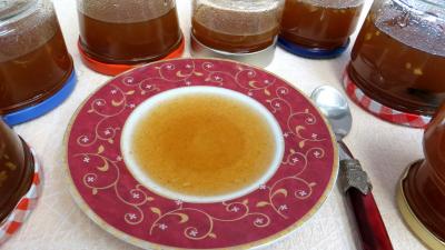 Conserves : Coupelle et pot de gelée de nashis