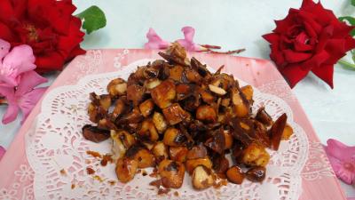 Cuisson à la casserole : Coupelle de pralines aux noix du Brésil