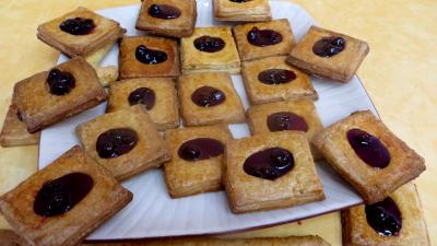 Desserts : Sablés aux baies d'aronia rubina