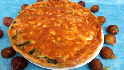 Fromages : Tarte aux épinards et chèvre frais