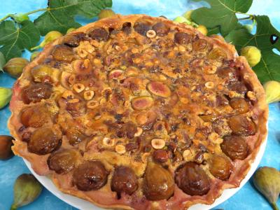 tarte : Tarte aux figues et mendiants