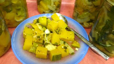 Conserves : Assiette de conserve de butternut et légumes aux senteurs de Provence