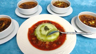 Les grands classiques : Flans d'épinards au caillaou