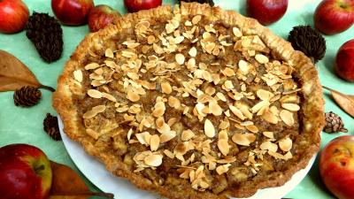 Cuisson au four : Tarte aux pommes et aux amandes
