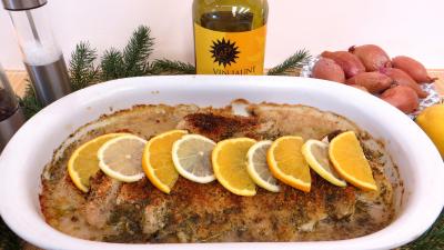 Cuisine diététique : Plat à gratin de cabillaud à la flamande