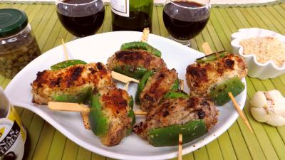 Les grands classiques : Plat de paupiettes de veau en brochettes