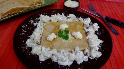 Les grands classiques : Crêpe au chou-fleur