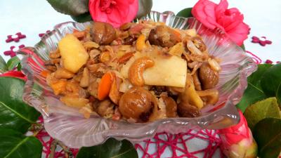 Recettes rapides : Plat de chou aux châtaignes
