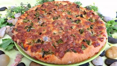Légumes : Pizza aux broutes