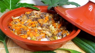 plat sucré salé : Tajine de kangourou