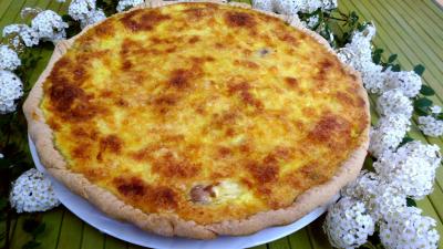 tarte salée : Tarte aux asperges au fromage frais de chèvre