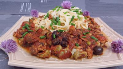 Pâtes alimentaires : Tagliatelles fraîches aux fèves