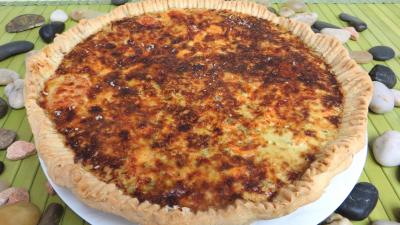 Pour débutants : Tarte aux carottes et aux tomates