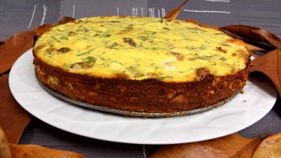 asperge : Cheesecake au saumon