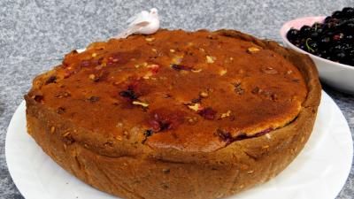 Pour débutants : Flan pâtissier au cassis