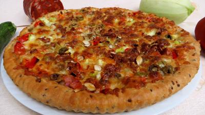 Les grands classiques : Pizza aux courgettes