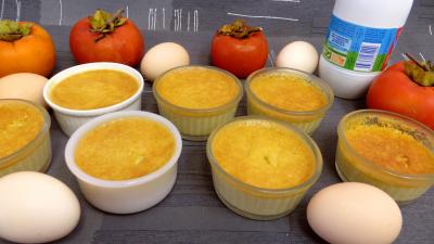 Image : recette Flans aux kakis