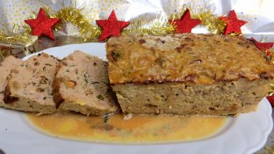 Volailles et gibiers : Assiette de pain de boeuf et dinde