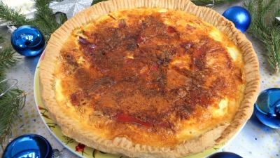 robot ménager : Quiche aux jambons