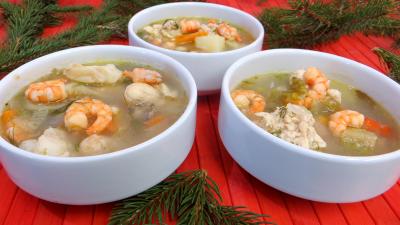 Les grands classiques : Soupe de crevettes