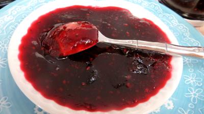 Confitures : Coupelle de confiture de mûres