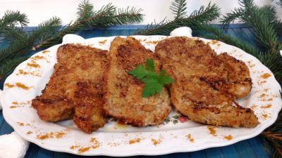 Viandes : Plat d'escalopes panées grand-mère