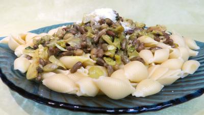 Pâtes alimentaires : Conchiglie aux haricots secs