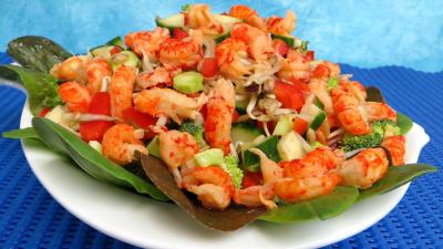 La cuisine des grand-mères : Plat de haricots mungo en salade