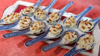 Amuse-bouche : Cuillères de bouchées à la ricotta